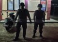 Anggota Polsek Gunungkencana Polres Lebak Laksanakan Sispam Mako