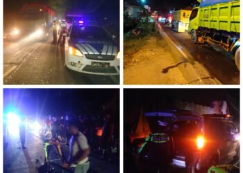 Gerak Cepat Satlantas Polres Lebak Ke TKP dan Rarai Kemacetan di Jalan Raya Nasional Ciawi  Rangkasbitung