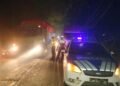 Satlantas Polres Lebak Respon Cepat Langsung Ke TKP Lakalantas di Ciawi Desa Sukamanah Tadi Malam