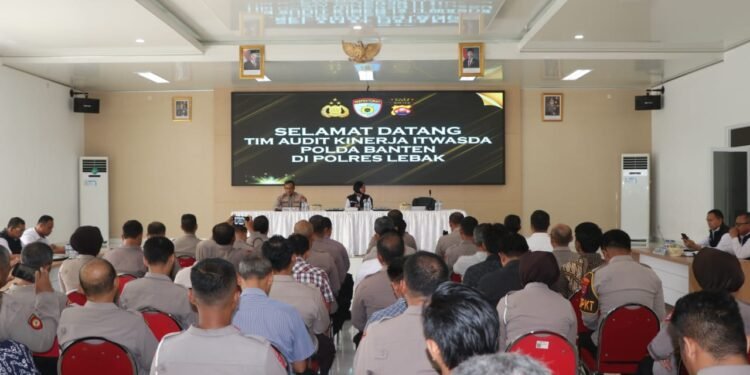 Polres Lebak Terima Kunjungan Tim Audit Kinerja Itwasda Polda Banten Tahap II Tahun 2025