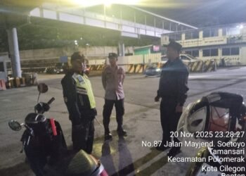 Patroli Blue Light Upaya Kskp Polres Cilegon Polda Banten Merak Menekan Aksi Tindak kriminalitas dan C3