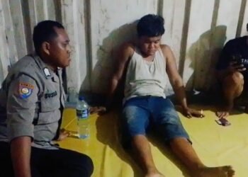 Bhabinkamtibmas Desa Ukirsari Sambang Ketua Pemuda Ajak Pemuda Jaga Kerukunan