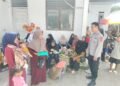 Bhabinkamtibmas Polsek Cimarga melaksanakan giat sambang dan  Patroli  himbauan Kamtibmas