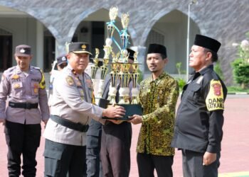 Ciptakan Kamtibmas Kondusif, Polda Banten Gelar Apel Besar PAM Swakarsa