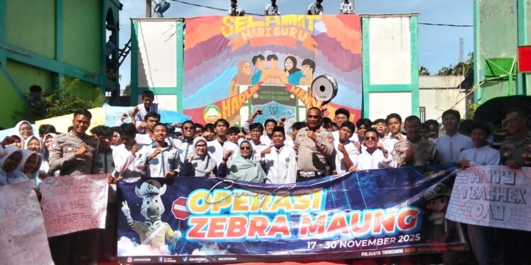 Ajak Pelajar Tertib Berlalu Lintas, Satlantas Polresta Tangerang Sosialisasi Operasi Zebra Maung di MAN 2 Balaraja*