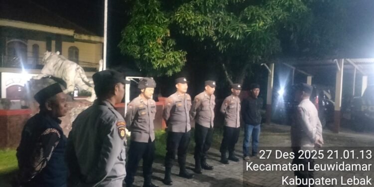 Kapolsek Leuwidamar IPTU Tjik Denmark pimpin KRYD di Wilkum Polsek Leuwidamar