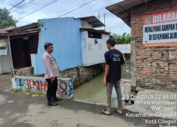 Bhabinkamtibmas Polsek Ciwandan Berperan Aktif Hadir Melalui Sambang Dialogis