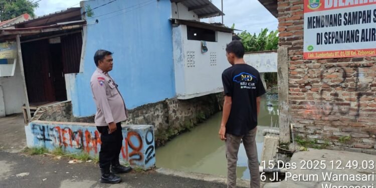Bhabinkamtibmas Polsek Ciwandan Berperan Aktif Hadir Melalui Sambang Dialogis