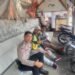 Bhabinkamtibmas Polsek Balaraja Sambangi Ojek Pangkalan dan Sampaikan Himbauan Kamtibmas di Desa Saga Wilayah Hukum Polresta Tangerang