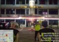 Personil Polsek Balaraja Polresta Tangerang Laksanakan Rutinitas Apel Malam dan Sispam Mako di Mapolsek Balaraja