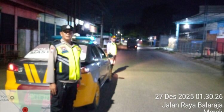 Polsek Balaraja Polresta Tangerang Tingkatkan Patroli Preventif KRYD Antisipasi Kamtibmas Malam Hari di Wilayah