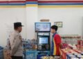 KSPKT I Polsek Rangkasbitung Polres Lebak Patroli Ke Pertokoan   Indomart Sekaligus Cek Mesin ATM
