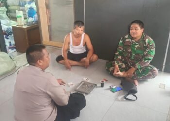 Bhabinkamtibmas dan Babinsa Sambangi Warga Desa Bojong, Perkuat Sinergi Jaga Kamtibmas