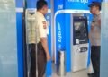 KSPKT I Polsek Rangkasbitung Polres Lebak Cek Mesin ATM Bank BJB Cabang Rangkasbitung