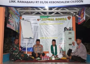 Menjaga Malam, Merawat Keamanan: Kapolres Cilegon Sambangi Pos Kamling Ramabaru
